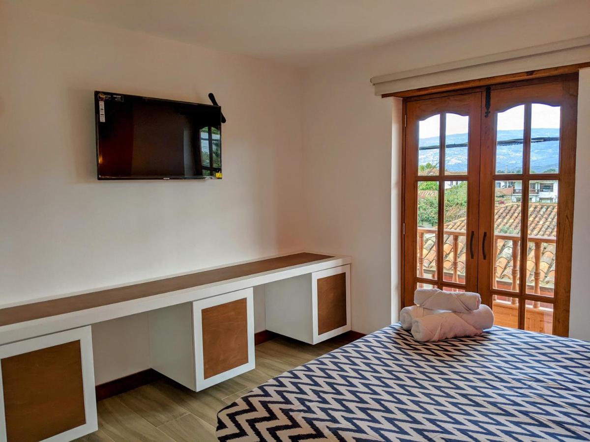 Off Hostel Villa de Leyva Bagian luar foto