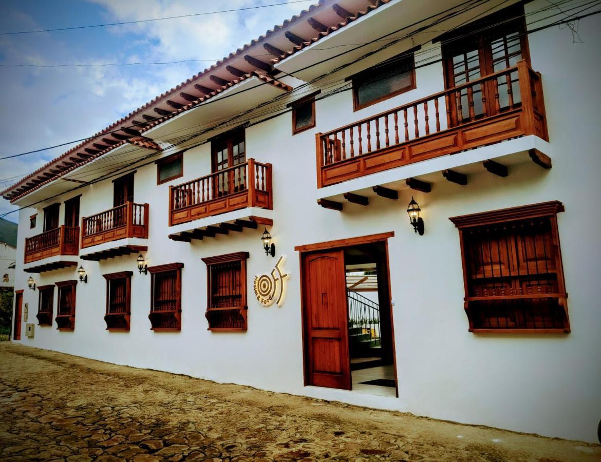 Off Hostel Villa de Leyva Bagian luar foto